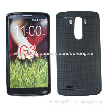 Solid Color Dot Grain TPU Cases for LG G3, Different Colors Available